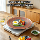 idrop 36CM Stainless Steel BBQ Grill Pan Barbecue Outdoor Camp Cooking Induction Compatible FREE SUS 304 Frying Spatula Clipper Kuali BBQ Keluli Tahan Karat 36CM Pinggan Barbeku Perkhemahan dan Rumah Sesuai Dapur Induksi FREE Penyepit Spatula SUS 304 (S)