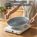 idrop 36CM Stainless Steel BBQ Grill Pan Barbecue Outdoor Camp Cooking Induction Compatible FREE SUS 304 Frying Spatula Clipper Kuali BBQ Keluli Tahan Karat 36CM Pinggan Barbeku Perkhemahan dan Rumah Sesuai Dapur Induksi FREE Penyepit Spatula SUS 304 (S)