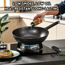 idrop 32CM Blue Crystal Non Stick Wok with Steamer & Spatula Flat Bottom Frying Pan for Gas Stove & Induction Cooker Kuali Blue Crystal 32CM Dengan Pengukus & Spatula Periuk Leper Anti Lekat Sesuai Untuk Dapur Gas & Induksi (S)