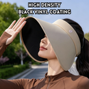 idrop Women Sun Visor Hat UV Protection Wide Brim Sun Hat Open Top Summer Outdoor Cap Face Covering Sunshade Hat Set Set Topi Visor Wanita Perlindungan UV Topi Bertepi Lebar Anti Matahari Topi Terbuka Bahagian Atas Untuk Musim Panas dan Aktiviti Luar (S)