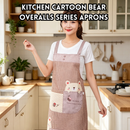 idrop Short Sleeve Kitchen Apron Set Cartoon Home Cooking Apron Anti Stain Household Apron for Men and Women Random Colour Set Set Apron Dapur Lengan Pendek Set Kartun Apron Memasak Rumah Anti Kotoran Untuk Lelaki dan Wanita Warna Rawak (S)