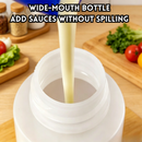idrop 900ML【3 / 5 Hole】Multipurpose Squeeze Bottle Upside Down Sauce Dispenser Salad Dressing Bottle Jam Cream Condiment Container Botol Picit Serbaguna 900ML 3 / 5 Lubang Botol Sos Boleh Terbalik Botol Dressing Salad Botol Jem Botol Krim Bekas Perasa (S)