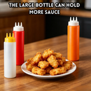 idrop 900ML【3 / 5 Hole】Multipurpose Squeeze Bottle Upside Down Sauce Dispenser Salad Dressing Bottle Jam Cream Condiment Container Botol Picit Serbaguna 900ML 3 / 5 Lubang Botol Sos Boleh Terbalik Botol Dressing Salad Botol Jem Botol Krim Bekas Perasa (S)