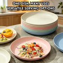 idrop PP Material Set – 20CM Plate + 22.5CM Plate + 15CM Bowl + 10.6CM Cup Student Dorm Fruit Salad Dinnerware Soup Noodle Pinggan Plastik PP 20CM Pinggan + 22.5CM Pinggan + 15CM Mangkuk + 10.6CM Cawan Makan Pelajar Asrama Buah Salad Sup dan Mi (S)