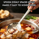 idrop 304 Stainless Steel Serving Spoon Hammered Soup Ladle Slotted Spoon Food Grade Rice Spoon Serving Spoon Short Handle Ladle Kitchen Sudu Hidang Keluli Tahan Karat 304 Senduk Sup Corak Tukul Senduk Bertapis Sudu Nasi Gred Makanan Pemegang Pendek (S)