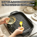 idrop【 S / M / L 】Rectangular BBQ Grill Pan Non Stick Baking Tray Outdoor Barbecue Teppanyaki Fish Grill Pan Kitchen Cookware Dulang BBQ Segi Empat Kuali Panggang Tidak Lekat Untuk Barbeku Luar Teppanyaki dan Ikan Peralatan Dapur Rumah (S)