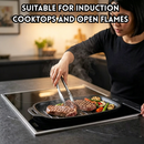 idrop【 S / M / L 】Rectangular BBQ Grill Pan Non Stick Baking Tray Outdoor Barbecue Teppanyaki Fish Grill Pan Kitchen Cookware Dulang BBQ Segi Empat Kuali Panggang Tidak Lekat Untuk Barbeku Luar Teppanyaki dan Ikan Peralatan Dapur Rumah (S)
