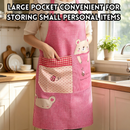 idrop Short Sleeve Kitchen Apron Set Cartoon Home Cooking Apron Anti Stain Household Apron for Men and Women Random Colour Set Set Apron Dapur Lengan Pendek Set Kartun Apron Memasak Rumah Anti Kotoran Untuk Lelaki dan Wanita Warna Rawak (S)