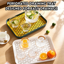 idrop Thickened Tray Double Layer Cup Drying Rack Tea Drainer Holder Bowl Chopstick Storage Deep Tray Organizer Kitchen Rak Cawan Dua Tingkat Dulang Tebal Rak Titisan Penyimpanan Mangkuk Penyepit Dulang Teh Dalam Organiser Dapur Serbaguna Rumah Tangga (S)