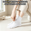 idrop 【 5 PAIR 】Disposable Cotton Socks Breathable Anti Odor Mid Calf Socks Unisex Travel Training No Wash Daily Socks Stokin Kapas Pakai Buang 5 Pasang Bernafas Anti Bau Stokin Pertengahan Betis Uniseks Untuk Perjalanan Latihan dan Kegunaan Harian (S)
