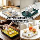 idrop Thickened Tray Double Layer Cup Drying Rack Tea Drainer Holder Bowl Chopstick Storage Deep Tray Organizer Kitchen Rak Cawan Dua Tingkat Dulang Tebal Rak Titisan Penyimpanan Mangkuk Penyepit Dulang Teh Dalam Organiser Dapur Serbaguna Rumah Tangga (S)