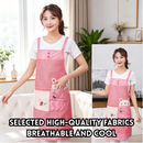 idrop Short Sleeve Kitchen Apron Set Cartoon Home Cooking Apron Anti Stain Household Apron for Men and Women Random Colour Set Set Apron Dapur Lengan Pendek Set Kartun Apron Memasak Rumah Anti Kotoran Untuk Lelaki dan Wanita Warna Rawak (S)