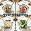 idrop【 14CM - 20CM 】Stainless Steel Skimmer Spoon Long Handle Strainer Food Grade Frying Noodle Dumpling Draining Ladle Kitchen Tool Senduk Penapis Keluli Tahan Karat Pemegang Panjang Gred Makanan Senduk Goreng Mi Ladu Peniris Air Alat Dapur Serbaguna (S)