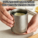 idrop【 300ML 】304 Stainless Steel Double Wall Insulated Cup Tea Unbreakable Water Cup Industrial Style Portable Tumbler Cawan Keluli Tahan Karat 304 300ML Dinding Berkembar Cawan Teh Penebat Anti Pecah Gaya Industri Minuman Mudah Alih Peralatan Rumah (S)
