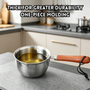 idrop 500ML Oil Pouring Pot Food Grade 304 Stainless Steel Heat Resistant Oil Drizzle Pot Kitchen Oil Dispenser for Pouring Hot Oil, Periuk Minyak 500ML 1PCS Keluli Tahan Karat 304 Gred Makanan Tahan Haba Bekas Tuang Minyak Panas Untuk Kegunaan Dapur (S)