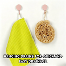 idrop Wood Pulp Dish Cloth Kitchen Cleaning Sponge Non Stick Oil Thickened Dishwashing Cloth Lint Free Scrubber Home Cleaning Set Set Kain Cuci Pinggan Pulpa Kayu Span Pembersih Dapur Tidak Lekat Minyak Tebal Kain Lap Tanpa Bulu (S)