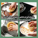 idrop Wood Pulp Dish Cloth Kitchen Cleaning Sponge Non Stick Oil Thickened Dishwashing Cloth Lint Free Scrubber Home Cleaning Set Set Kain Cuci Pinggan Pulpa Kayu Span Pembersih Dapur Tidak Lekat Minyak Tebal Kain Lap Tanpa Bulu (S)
