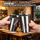 idrop【 350ML – 680ML 】304 Stainless Steel Single Layer Cup Large Capacity Juice Drink Unbreakable Camping Portable Dormitory Use Cawan Keluli Tahan Karat 304 Satu Lapisan 350ML–680ML Kapasiti Besar Minuman Jus Tahan Lasak Berkumur Asrama Perkhemahan (S)