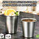 idrop【 350ML – 680ML 】304 Stainless Steel Single Layer Cup Large Capacity Juice Drink Unbreakable Camping Portable Dormitory Use Cawan Keluli Tahan Karat 304 Satu Lapisan 350ML–680ML Kapasiti Besar Minuman Jus Tahan Lasak Berkumur Asrama Perkhemahan (S)