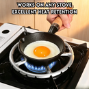 idrop【10CM / 13CM】Cast Iron Mini Frying Pan Deep Egg Pan Thickened Oil Heating Pot Flat Bottom Seasoning Oil Pot Kitchen Cookware Kuali Mini Besi Tuang 10CM / 13CM Kuali Telur Dalam Periuk Panas Minyak Tebal Kuali Tapak Rata Peralatan Dapur Rumah (S)