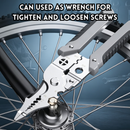 idrop Multifunction Wire Stripper Electrician Wire Cutting Pliers Industrial Grade Cable Stripping Crimping Tool Hand Tool Set Set Tang Pengupas Wayar Serbaguna Tang Pemotong Wayar Elektrik Gred Industri Alat Kupas Kabel dan Crimping Pelbagai Fungsi (S)