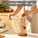 idrop Disposable Kitchen Cleaning Cloth Roll Tear Off Dishwashing Cloth Lazy Cleaning Wipe Kitchen Cleaning Set Set Kain Lap Dapur Pakai Buang Gulung Kain Pembersih Mudah Koyak Kain Cuci Pinggan Tisu Dapur Pembersihan Rumah(S)