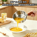 idrop 16CM 304 Stainless Steel Steamer Pot Milk Pot Instant Noodle Cooker Single Serving Soup Steaming Cooking Pot Kitchen Cookware Periuk Kukus 16CM Keluli Tahan Karat 304 Makanan Periuk Susu Mi Segera Periuk Sup Satu Hidangan Peralatan Dapur Rumah (S)