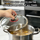idrop【 24CM–32CM 】304 Stainless Steel Double Handle Hot Pot Thickened Soup Pot High Depth Cooking Pot Induction Gas Kitchen Periuk Steamboat Pemegang Dua 24CM–32CM Periuk Sup Tebal Periuk Dalam Pemegang Dua Sesuai Dapur Induksi Gas Peralatan Dapur (S)