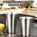 idrop【 350ML – 680ML 】304 Stainless Steel Single Layer Cup Large Capacity Juice Drink Unbreakable Camping Portable Dormitory Use Cawan Keluli Tahan Karat 304 Satu Lapisan 350ML–680ML Kapasiti Besar Minuman Jus Tahan Lasak Berkumur Asrama Perkhemahan (S)