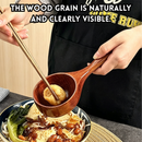 idrop Japanese Style Large Deep Soup Spoon Thickened Wooden Long Handle Ramen Spoon Mukbang Eating Spoon Kitchen Tableware Set Set Sudu Sup Besar Gaya Jepun Dalam Tebal Sudu Kayu Pemegang Panjang Sudu Ramen Sudu Makan Dapur (S)