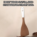 idrop Wood Cooking Utensil Spatula Non Stick Pan Safe Heat Resistant Frying Spatula Rice Spoon Soup Ladle Wooden Kitchen Tool Set Set Spatula Kayu Kayu Hitam Tahan Haba Selamat Untuk Kuali Tidak Lekat Sudip Goreng Sudu Nasi Senduk Sup Peralatan Dapur (S)