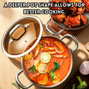 idrop 3PCS 【18CM，20CM，22CM】304 Stainless Steel Cookware Set 18CM Milk Pot 20CM & 24CM Soup Pot Induction Compatible Durable Kitchen Cooking Pot Set, Set Periuk Keluli Tahan Karat 304 3PCS Periuk Susu 18CM , Periuk Sup 20CM & 24CM Sesuai Dapur Induksi (S)