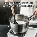 idrop 3PCS 【18CM，20CM，22CM】304 Stainless Steel Cookware Set 18CM Milk Pot 20CM & 24CM Soup Pot Induction Compatible Durable Kitchen Cooking Pot Set, Set Periuk Keluli Tahan Karat 304 3PCS Periuk Susu 18CM , Periuk Sup 20CM & 24CM Sesuai Dapur Induksi (S)