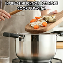 idrop【18CM, 24CM, 28CM】COMBO SET – 304 Stainless Steel Composite Base Cookware Set 18CM Soup Pot 24CM Soup Pot 28CM Hot Pot Durable Kitchen Cooking Set Set Periuk Sup Keluli Tahan Karat 304 Set Tapak Berlapis Periuk Sup dan Periuk Steamboat Dapur (S)