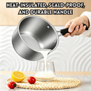 idrop【18CM + 26CM + 34CM】Milk Pot Stainless Steel with Steamer, Double Handle Soup Pot Tall Steamer Pot Cookware Set Periuk Susu Keluli Tahan Karat Pemegang Tunggal Dengan Pengukus Periuk Sup Pemegang Dua Periuk Kukus Bertutup Tinggi Sesuai Dapur (S)