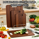 idrop【 25CM - 42.5CM 】– Wooden Cutting Board Double Sided Thickened Anti Mold Antibacterial Chopping Board Kitchen Fruit Meat Cutting Board Set Set Papan Pemotong Kayu Dua Sisi Tebal Anti Kulat Antibakteria Papan Potong Dapur Buah dan Daging (S)
