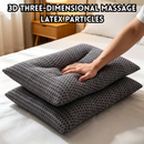 idrop Natural Latex Particle Pillow Neck Support Pillow Core Sleep Aid Pillow for Adults Children Students Single Double Crushed Latex Pillow Bantal Lateks Semula Jadi Sokongan Leher Bantal Tidur Untuk Dewasa Kanak Kanak Pelajar Bantal Lateks Hancur (S)