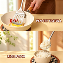 idrop Stainless Steel Cooking Utensil Set Thickened Spatula Soup Spoon Pan- Fry Spatula Rice Spoon Kitchen Tool Set Set Set Peralatan Dapur Keluli Tahan Karat Sudu Bayi Spatula Tebal Senduk Sup Sudu Penapis Sudip Goreng (S)