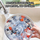 idrop Automatic Fruit Wash & Drain Basket Transparent Snail Design Kitchen Strainer Multi-Function Food Rinse & Drain, Bakul Basuh Buah Automatik Rekaan Siput Lutsinar Penapis Sinki Dapur Penapis & Peniris Makanan Serbaguna Untuk Kegunaan Rumah (S)