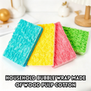 idrop Wood Pulp Dish Cloth Kitchen Cleaning Sponge Non Stick Oil Thickened Dishwashing Cloth Lint Free Scrubber Random Colour Home Cleaning Kain Cuci Pinggan Pulpa Kayu Span Pembersih Dapur Tidak Lekat Minyak Tebal Kain Lap Tanpa Bulu Warna Rawak (S)