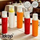 idrop 900ML【3 / 5 Hole】Multipurpose Squeeze Bottle Upside Down Sauce Dispenser Salad Dressing Bottle Jam Cream Condiment Container Botol Picit Serbaguna 900ML 3 / 5 Lubang Botol Sos Boleh Terbalik Botol Dressing Salad Botol Jem Botol Krim Bekas Perasa (S)