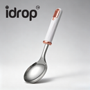 idrop Stainless Steel Cooking Utensil Set Thickened Spatula Soup Spoon Pan- Fry Spatula Rice Spoon Kitchen Tool Set Set Set Peralatan Dapur Keluli Tahan Karat Sudu Bayi Spatula Tebal Senduk Sup Sudu Penapis Sudip Goreng (S)