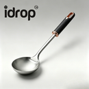 idrop Stainless Steel Cooking Utensil Set Thickened Spatula Soup Spoon Pan- Fry Spatula Rice Spoon Kitchen Tool Set Set Set Peralatan Dapur Keluli Tahan Karat Sudu Bayi Spatula Tebal Senduk Sup Sudu Penapis Sudip Goreng (S)