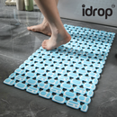 idrop Eco Friendly Bathroom Anti Slip Mat Waterproof Shower Floor Mat Hollow Drainage Toilet Safety Thickened Bathroom Rug Alas Bilik Air Mesra Alam Anti Gelincir Tikar Pancuran Kalis Air Lantai Berlubang Anti Jatuh Tebal Untuk Tandas dan Bilik Mandi (S)