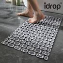 idrop Eco Friendly Bathroom Anti Slip Mat Waterproof Shower Floor Mat Hollow Drainage Toilet Safety Thickened Bathroom Rug Alas Bilik Air Mesra Alam Anti Gelincir Tikar Pancuran Kalis Air Lantai Berlubang Anti Jatuh Tebal Untuk Tandas dan Bilik Mandi (S)