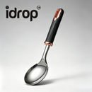 idrop Stainless Steel Cooking Utensil Set Thickened Spatula Soup Spoon Pan- Fry Spatula Rice Spoon Kitchen Tool Set Set Set Peralatan Dapur Keluli Tahan Karat Sudu Bayi Spatula Tebal Senduk Sup Sudu Penapis Sudip Goreng (S)