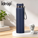 idrop【800 / 1000ML】316 Stainless Steel Vacuum Insulated Water Bottle Tea Cup Portable Sports Travel Car Cup Student Bottle Thermos Botol Air 316 Keluli Tahan Karat Cawan Teh Botol Air Mudah Alih Untuk Sukan Perjalanan Kereta Pelajar Termos Bertebat (S)