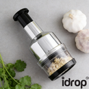 idrop Penghiris Sayur Dan Bawang, Penekan Bawang Putih Manual Dan Pencincang Makanan,hand Pressing Garlic Cutter Kitchen Chopper Stainless Steel Vegetable Slicer Onion