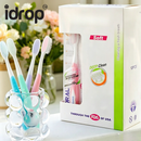idrop Adult Toothbrush Family Set Soft Bristle Anti Sensitive Silicone Bristles Antibacterial Toothbrush Random Colour Home Oral Care Set Set Berus Gigi Dewasa Set Keluarga Bulu Halus Anti Sensitif Silikon Antibakteria Warna Rawak Penjagaan Mulut (S)