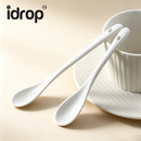 idrop Creative Luxury Coffee Spoon Long Handle Milk Stirring Spoon Ceramic Baby Stirrer Dessert Spoon Kitchen Tableware Set Set Sudu Kopi Mewah Kreatif Pemegang Panjang Sudu Kacau Susu Pengacau Bayi Seramik Sudu Pencuci Mulut Dapur (S)
